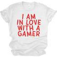 I Am In Love With A Gamer Cute Valentines Day Gamer Couple Raglan Baseball Tee Unisex Jersey T-Shirt I Am In Love With A Gamer Cute Valentines Day Gamer Couple Raglan Baseball Tee Unisex Jersey T-Shirt