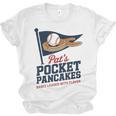 Pat's Pocket Pancakes Flag Baseball On Pancake Unisex Jersey T-Shirt Pat's Pocket Pancakes Flag Baseball On Pancake Unisex Jersey T-Shirt