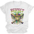 Respect The Drip Mardi Gras Baseball Ice Cream Boys Carnival Unisex Jersey T-Shirt Respect The Drip Mardi Gras Baseball Ice Cream Boys Carnival Unisex Jersey T-Shirt