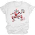 Santa Playing Baseball Catcher Merry Christmas Sport Player Unisex Jersey T-Shirt Santa Playing Baseball Catcher Merry Christmas Sport Player Unisex Jersey T-Shirt