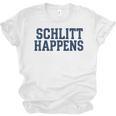 Schlitt Happens NY Bronx I Heart Baseball Apparel Unisex Jersey T-Shirt Schlitt Happens NY Bronx I Heart Baseball Apparel Unisex Jersey T-Shirt