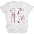 Vintage Distressed Baseball Number 15 Jersey Player Uniform Unisex Jersey T-Shirt Vintage Distressed Baseball Number 15 Jersey Player Uniform Unisex Jersey T-Shirt