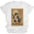 Vintage Japanese Ukiyo-e Baseball Cat Batting Unisex Jersey T-Shirt Vintage Japanese Ukiyo-e Baseball Cat Batting Unisex Jersey T-Shirt