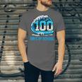100 Days Of School Baseball Drip Ice Cream Kid Boy 100th Day Unisex Jersey T-Shirt