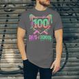 100 Days Of School Baseball Ice Cream Drip 100th Day Player Unisex Jersey T-Shirt