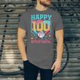 100 Days Of School Kids Baseball Drip 100th Day Of School Unisex Jersey T-Shirt