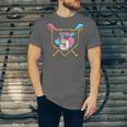 5th Fifth Birthday Baseball Bat Ice-Cream Drip 5yrs Old Boys Unisex Jersey T-Shirt 5th Fifth Birthday Baseball Bat Ice-Cream Drip 5yrs Old Boys Unisex Jersey T-Shirt