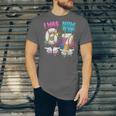 I Was 6 Now I'm 7 Baseball Drip 67 Birthday Boy 7th Birthday Unisex Jersey T-Shirt