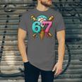 67 Baseball Ice Cream Drip Kids Unisex Jersey T-Shirt