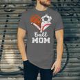 Ball Mom Heart Soccer Basketball Baseball Football Mom Unisex Jersey T-Shirt Ball Mom Heart Soccer Basketball Baseball Football Mom Unisex Jersey T-Shirt