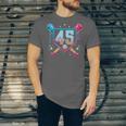 Baseball 45 Year Old Ice Cream Drip 45th Birthday Number 45 Unisex Jersey T-Shirt Baseball 45 Year Old Ice Cream Drip 45th Birthday Number 45 Unisex Jersey T-Shirt