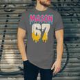 Baseball 6 7 Ice Cream Drip Number 67 Six Seven Meme Unisex Jersey T-Shirt Baseball 6 7 Ice Cream Drip Number 67 Six Seven Meme Unisex Jersey T-Shirt