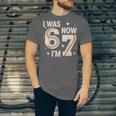 Baseball 7th Birthday 6 7 Years Old I Was 6 Now I'm 7 Unisex Jersey T-Shirt Baseball 7th Birthday 6 7 Years Old I Was 6 Now I'm 7 Unisex Jersey T-Shirt