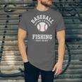 Baseball & Fishing Unisex Jersey T-Shirt