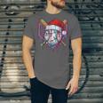 Baseball Christmas Santa Hat Baseball Christmas Drip Unisex Jersey T-Shirt