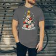 Baseball Christmas Tree Lights Santa Sport Player Lover Xmas Unisex Jersey T-Shirt Baseball Christmas Tree Lights Santa Sport Player Lover Xmas Unisex Jersey T-Shirt