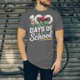 Baseball Dinosaur 100 Days Of School Kids Theme Unisex Jersey T-Shirt