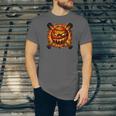 Baseball Drip Angry Lava Slime Ball Graphic Unisex Jersey T-Shirt