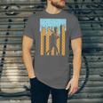 Baseball Drip Dripping Ice Cream Sport Player American Flag Unisex Jersey T-Shirt