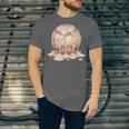 Baseball Drip Ice Cream Melting Illustration Unisex Jersey T-Shirt Baseball Drip Ice Cream Melting Illustration Unisex Jersey T-Shirt