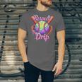 Baseball Drip Respect The Drip Purple Ice Cream Sprinkles Unisex Jersey T-Shirt