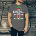 The Baseball Elf Christmas Sport Lovers Xmas Elf Unisex Jersey T-Shirt