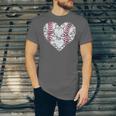 Baseball Heart Love Game Sports Fan Game Day Unisex Jersey T-Shirt