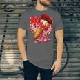 Baseball Heart Valentine Baseball Ice Cream Drip Boys Girls Unisex Jersey T-Shirt