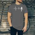 Baseball Heartbeat Pitcher Position Simple Line Art Unisex Jersey T-Shirt Baseball Heartbeat Pitcher Position Simple Line Art Unisex Jersey T-Shirt