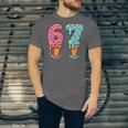 Baseball Ice Cream Drip 6 7 Kids 67 Birthday Unisex Jersey T-Shirt Baseball Ice Cream Drip 6 7 Kids 67 Birthday Unisex Jersey T-Shirt