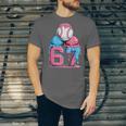 Baseball Ice Cream Drip Six Seven Gen Alpha Meme 67 Unisex Jersey T-Shirt