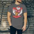 Baseball Ice Cream Drip Baseball Strawberry For Youth Red Unisex Jersey T-Shirt Baseball Ice Cream Drip Baseball Strawberry For Youth Red Unisex Jersey T-Shirt