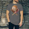 Baseball Ice Cream Drip Style Melting Ice Cream Youth Teen Unisex Jersey T-Shirt