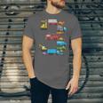 Baseball Ice Cream Drip Vehicles Youth Baseball Drip Unisex Jersey T-Shirt