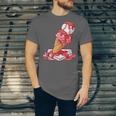 Baseball Ice Cream Drip Youth Strawberry Baseball Red Unisex Jersey T-Shirt