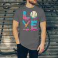 Baseball Love Drip Ice Cream Colorful Baseball Unisex Jersey T-Shirt