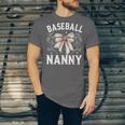 Baseball Nanny Baseball Coquette Bow Unisex Jersey T-Shirt