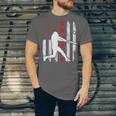Baseball Silhouette Heart USA Flag Hearts American Boys Kids Unisex Jersey T-Shirt Baseball Silhouette Heart USA Flag Hearts American Boys Kids Unisex Jersey T-Shirt