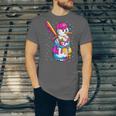 Baseball Snowman Drip Christmas Baseball Boys Men Kids Unisex Jersey T-Shirt