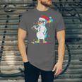 Baseball Snowman Drip Cool Christmas Men Boys Girls Unisex Jersey T-Shirt