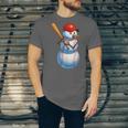 Baseball Snowman Merry Christmas Xmas Pajamas Men Women Kids Unisex Jersey T-Shirt