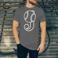 Baseball Sport Player Monogram Cool Initial Letter J Unisex Jersey T-Shirt Baseball Sport Player Monogram Cool Initial Letter J Unisex Jersey T-Shirt