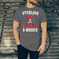 Boys Baseball Valentines Shirt Sterling Hearts Baseball Unisex Jersey T-Shirt