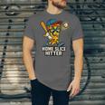 Boys Pizza Theme Baseball Home Hitter Unisex Jersey T-Shirt