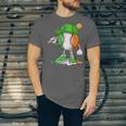 Boys St Patricks Day Irish Flag Kids Baseball Ice Cream Drip Unisex Jersey T-Shirt