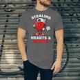 Boys Valentines Baseball Drip Icecream Stealing Hearts Kids Unisex Jersey T-Shirt Boys Valentines Baseball Drip Icecream Stealing Hearts Kids Unisex Jersey T-Shirt