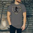 Camo Home Plate Camouflage Baseball Batter Youth Boys Unisex Jersey T-Shirt
