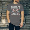 Christmas Baseball Bats Catcher Mitts Holiday Tee Unisex Jersey T-Shirt