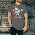 Christmas Baseball Ice Cream Dripping Santa Baseball Drip Unisex Jersey T-Shirt Christmas Baseball Ice Cream Dripping Santa Baseball Drip Unisex Jersey T-Shirt