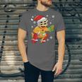 Christmas Gingerbread Man Baseball Player Catcher Unisex Jersey T-Shirt Christmas Gingerbread Man Baseball Player Catcher Unisex Jersey T-Shirt